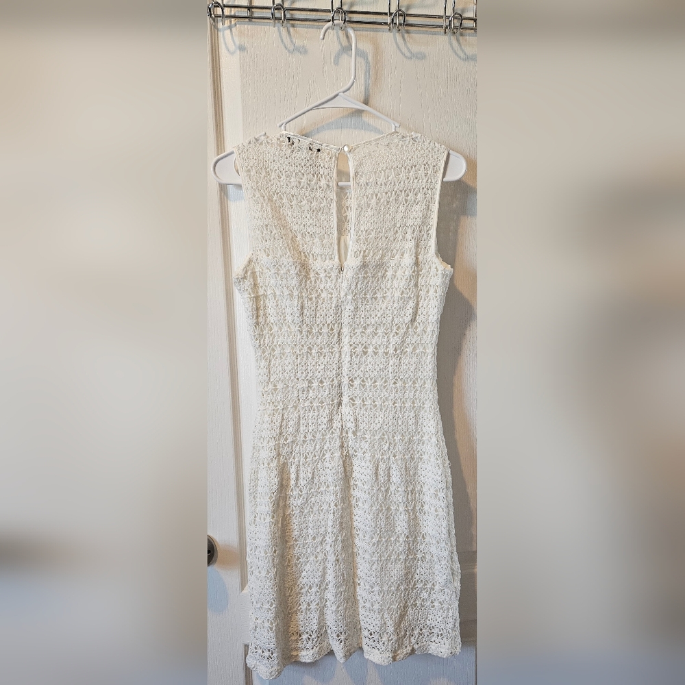 Womens white summer dress size 4 - Picture 4 of 6